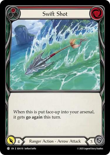 Swift Shot [SEA110] (High Seas)  Rainbow Foil | Galactic Gamez