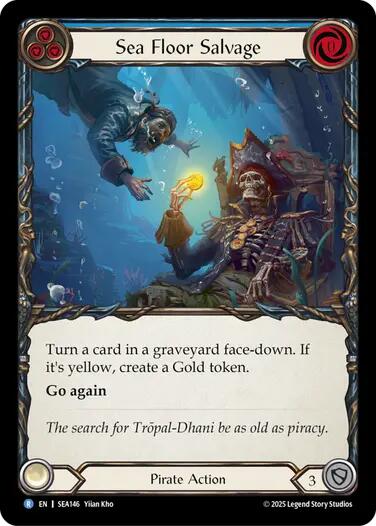 Sea Floor Salvage [SEA146] (High Seas)  Rainbow Foil | Galactic Gamez