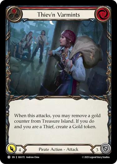 Thiev'n Varmints [SEA172] (High Seas)  Rainbow Foil | Galactic Gamez