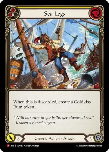 Sea Legs [SEA187] (High Seas)  Rainbow Foil | Galactic Gamez