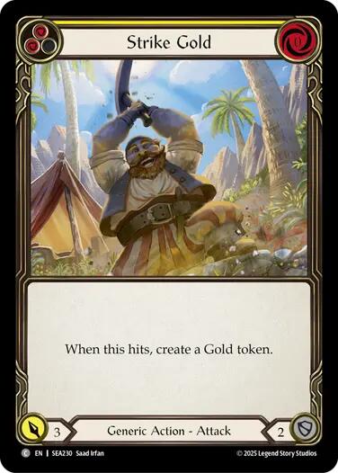 Strike Gold (Yellow) [SEA230] (High Seas) | Galactic Gamez