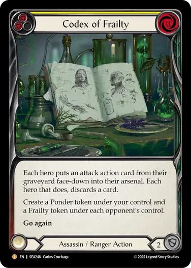 Codex of Frailty [SEA248] (High Seas)  Rainbow Foil | Galactic Gamez
