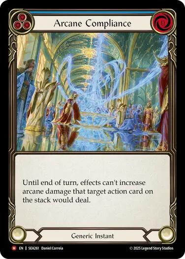Arcane Compliance [SEA261] (High Seas)  Rainbow Foil | Galactic Gamez