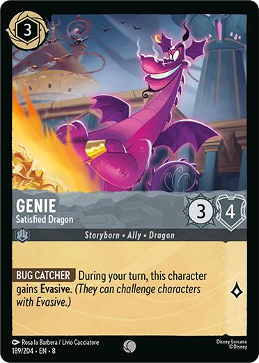 Genie - Satisfied Dragon (189/204) [Reign of Jafar] | Galactic Gamez