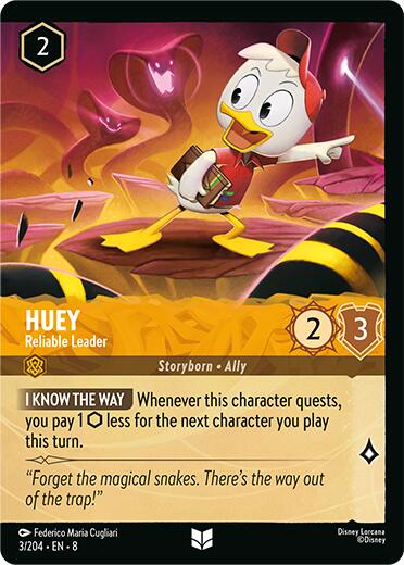 Huey - Reliable Leader (Cold Foil) (3/204) [Reign of Jafar] | Galactic Gamez