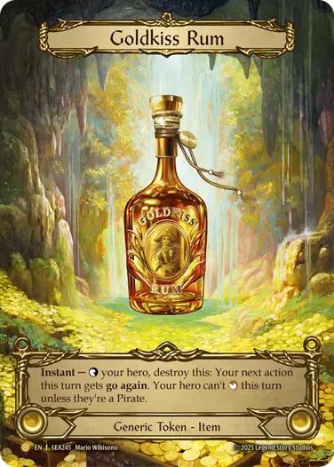 Goldkiss Rum (Treasure) [SEA245] (High Seas)  Rainbow Foil | Galactic Gamez