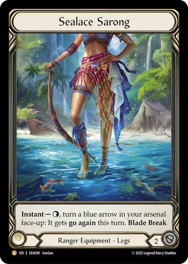 Sealace Sarong (Treasure) [SEA095] (High Seas)  Cold Foil | Galactic Gamez