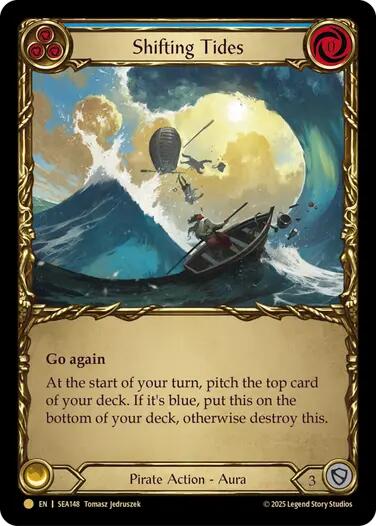 Shifting Tides (Treasure) [SEA148] (High Seas)  Cold Foil | Galactic Gamez