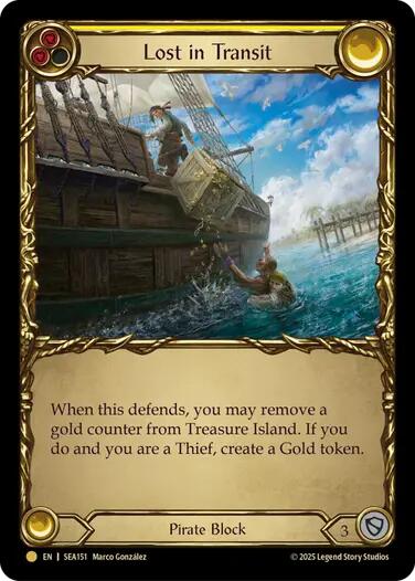 Lost in Transit (Treasure) [SEA151] (High Seas)  Cold Foil | Galactic Gamez
