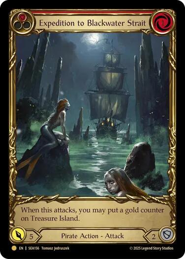 Expedition to Blackwater Strait (Treasure) [SEA156] (High Seas)  Cold Foil | Galactic Gamez