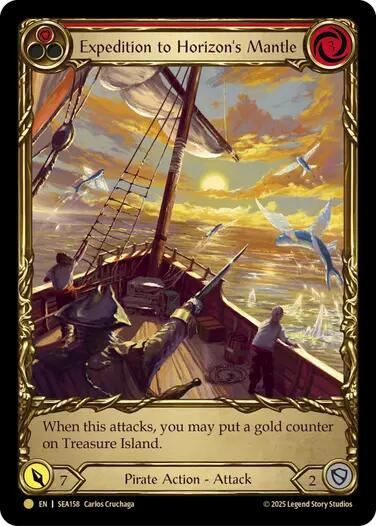 Expedition to Horizon's Mantle (Treasure) [SEA158] (High Seas)  Cold Foil | Galactic Gamez