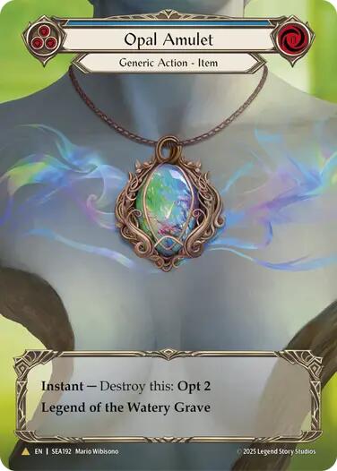 Opal Amulet (Treasure) [SEA192] (High Seas)  Cold Foil | Galactic Gamez