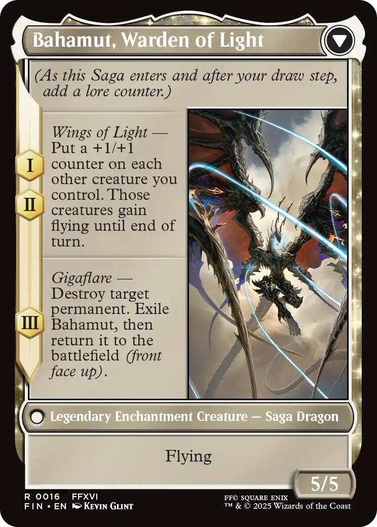 Dion, Bahamut's Dominant // Bahamut, Warden of Light [FINAL FANTASY] | Galactic Gamez