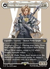 Dion, Bahamut's Dominant // Bahamut, Warden of Light (Borderless) [FINAL FANTASY] | Galactic Gamez