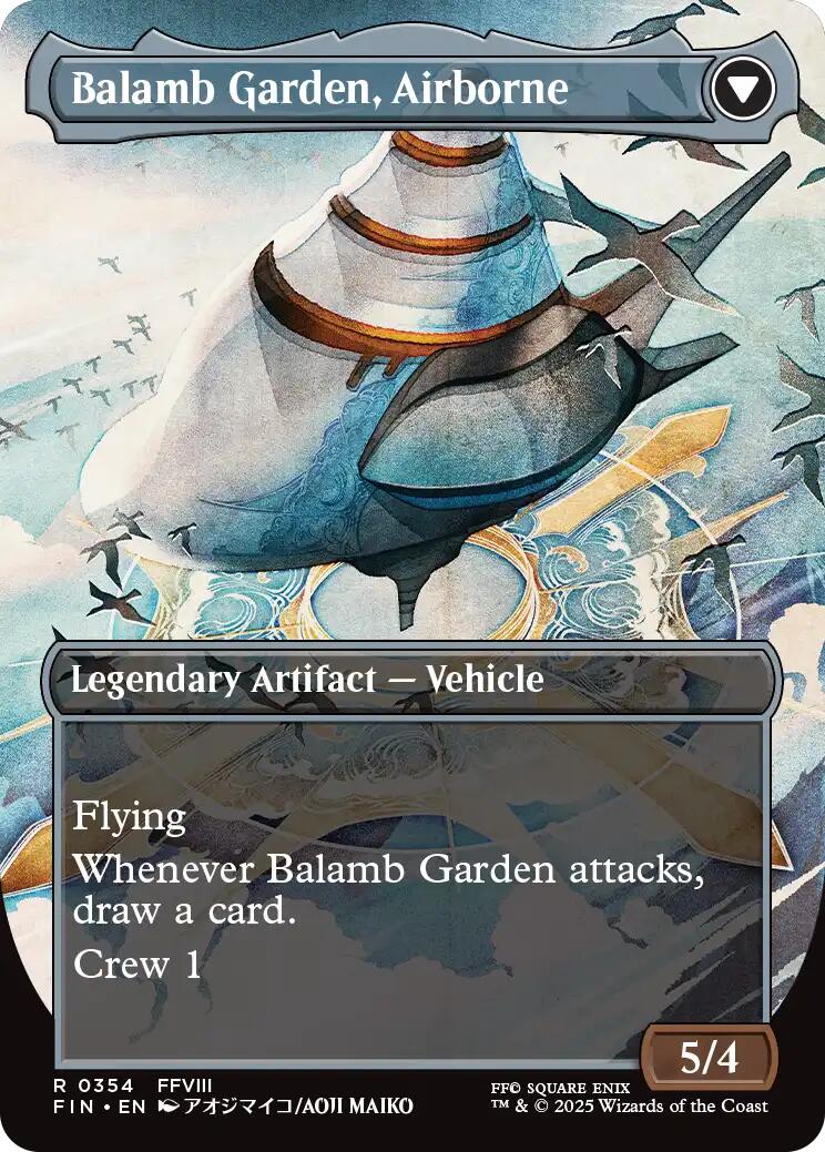 Balamb Garden, SeeD Academy // Balamb Garden, Airborne (Borderless) [FINAL FANTASY] | Galactic Gamez