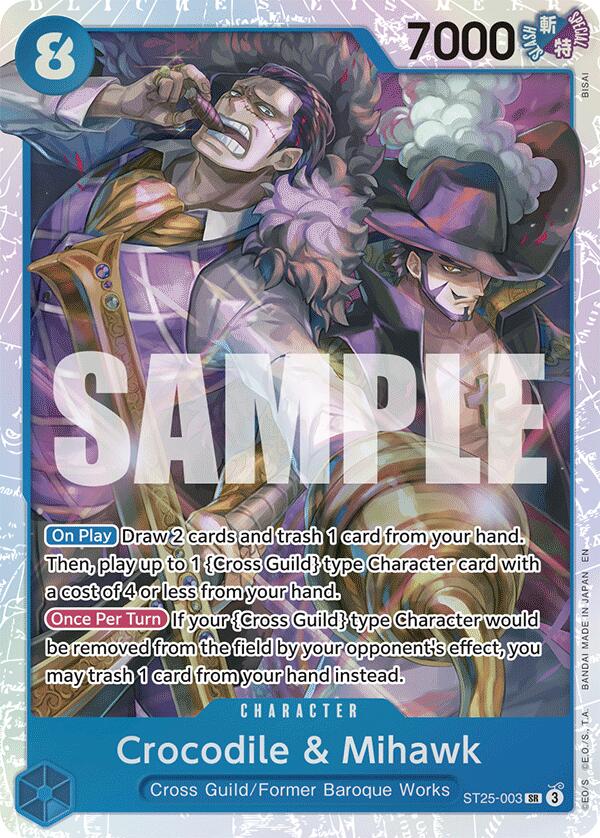 Crocodile & Mihawk [Starter Deck: Blue Buggy] | Galactic Gamez