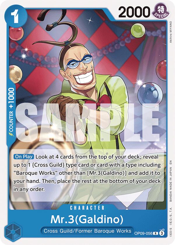 Mr.3(Galdino) (Reprint) [Starter Deck: Blue Buggy] | Galactic Gamez