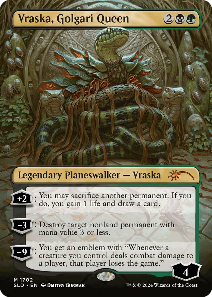 Vraska, Golgari Queen (1702) [Secret Lair Drop Series] | Galactic Gamez