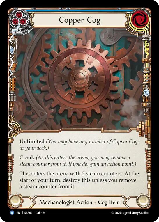 Copper Cog [SEA021] (High Seas)  Rainbow Foil | Galactic Gamez