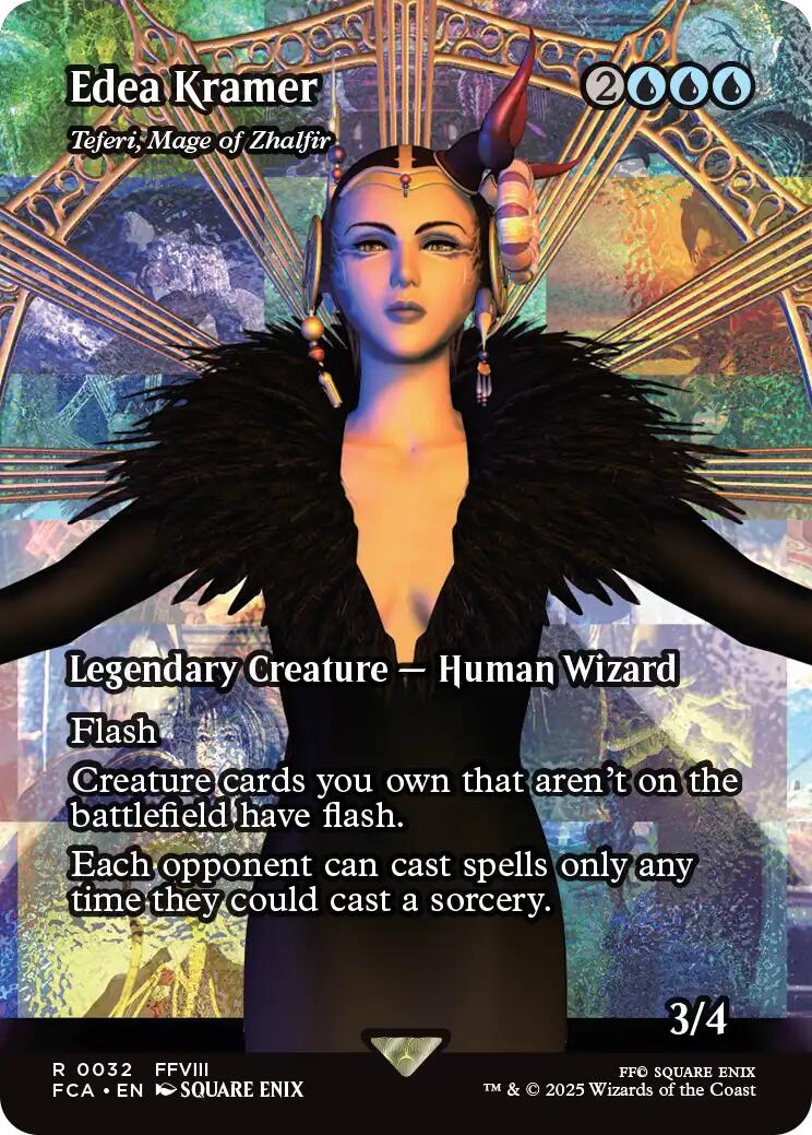 Edea Kramer - Teferi, Mage of Zhalfir (Showcase) [FINAL FANTASY : Through the Ages] | Galactic Gamez