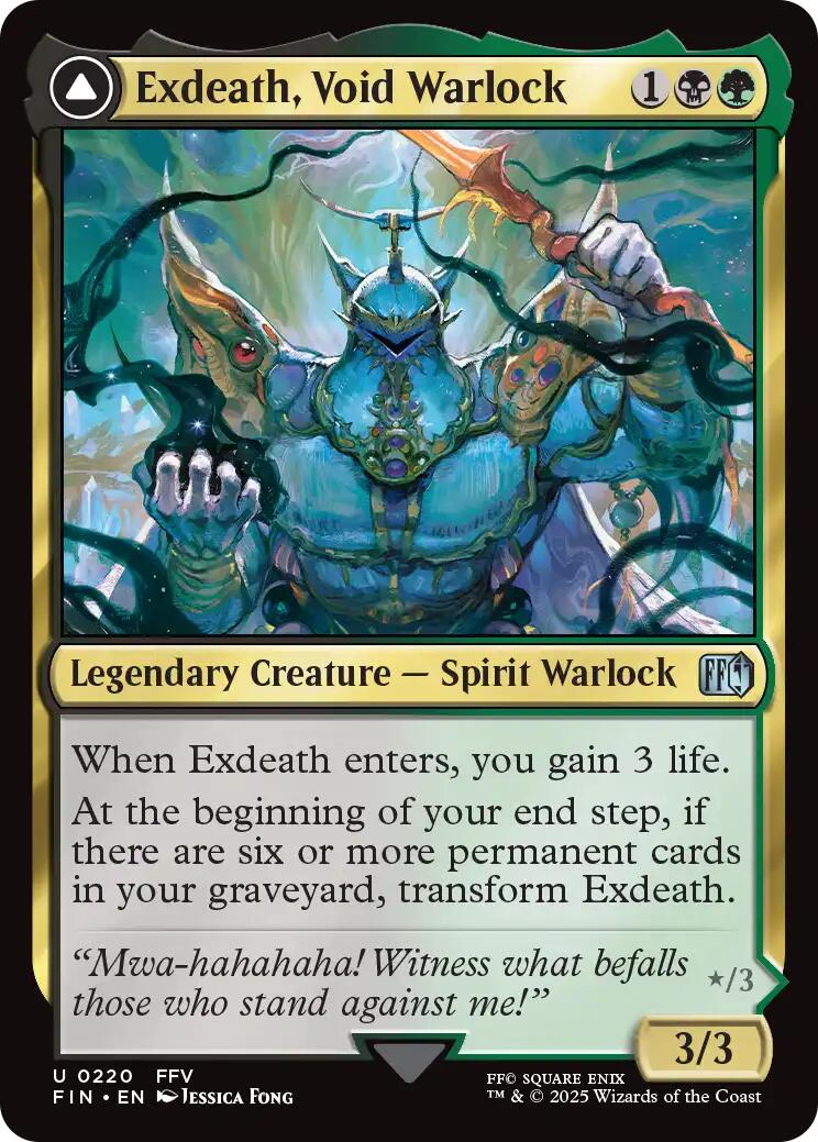 Exdeath, Void Warlock // Neo Exdeath, Dimension's End [FINAL FANTASY] | Galactic Gamez