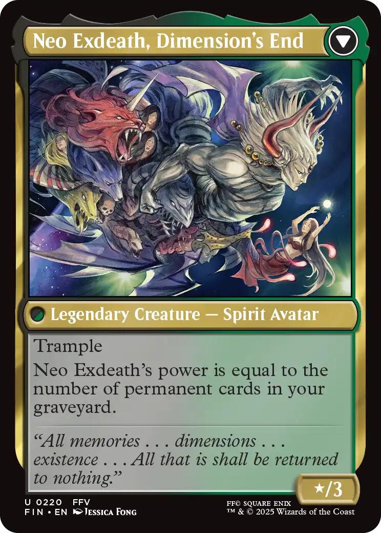 Exdeath, Void Warlock // Neo Exdeath, Dimension's End [FINAL FANTASY] | Galactic Gamez