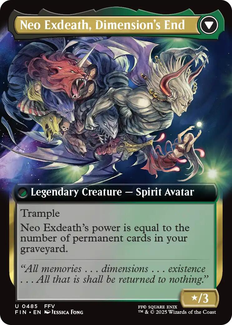 Exdeath, Void Warlock // Neo Exdeath, Dimension's End (Extended Art) [FINAL FANTASY] | Galactic Gamez
