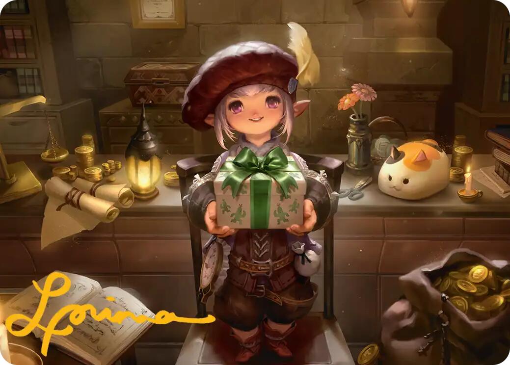 Tataru Taru Art Card (Gold-Stamped Signature) [FINAL FANTASY Art Series] | Galactic Gamez