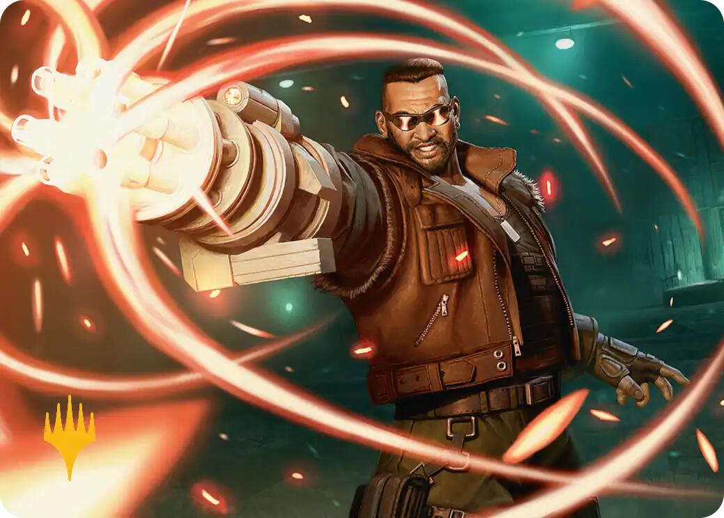 Barret Wallace Art Card (Gold-Stamped Planeswalker Symbol) [FINAL FANTASY Art Series] | Galactic Gamez