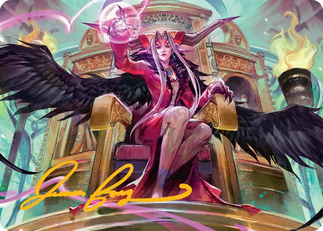 Sorceress's Schemes Art Card (Gold-Stamped Signature) [FINAL FANTASY Art Series] | Galactic Gamez