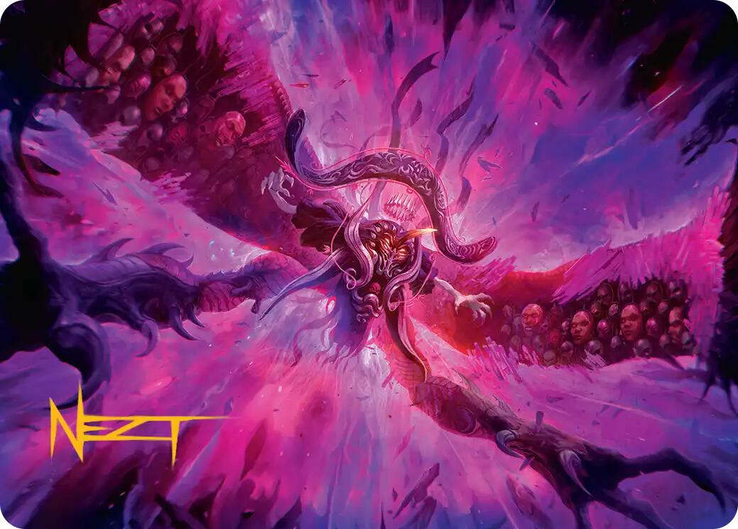Hades, Sorcerer of Eld Art Card (Gold-Stamped Signature) [FINAL FANTASY Art Series] | Galactic Gamez