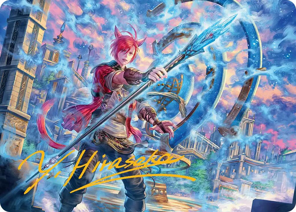 G'raha Tia, Scion Reborn Art Card (19) (Gold-Stamped Signature) [FINAL FANTASY Art Series] | Galactic Gamez