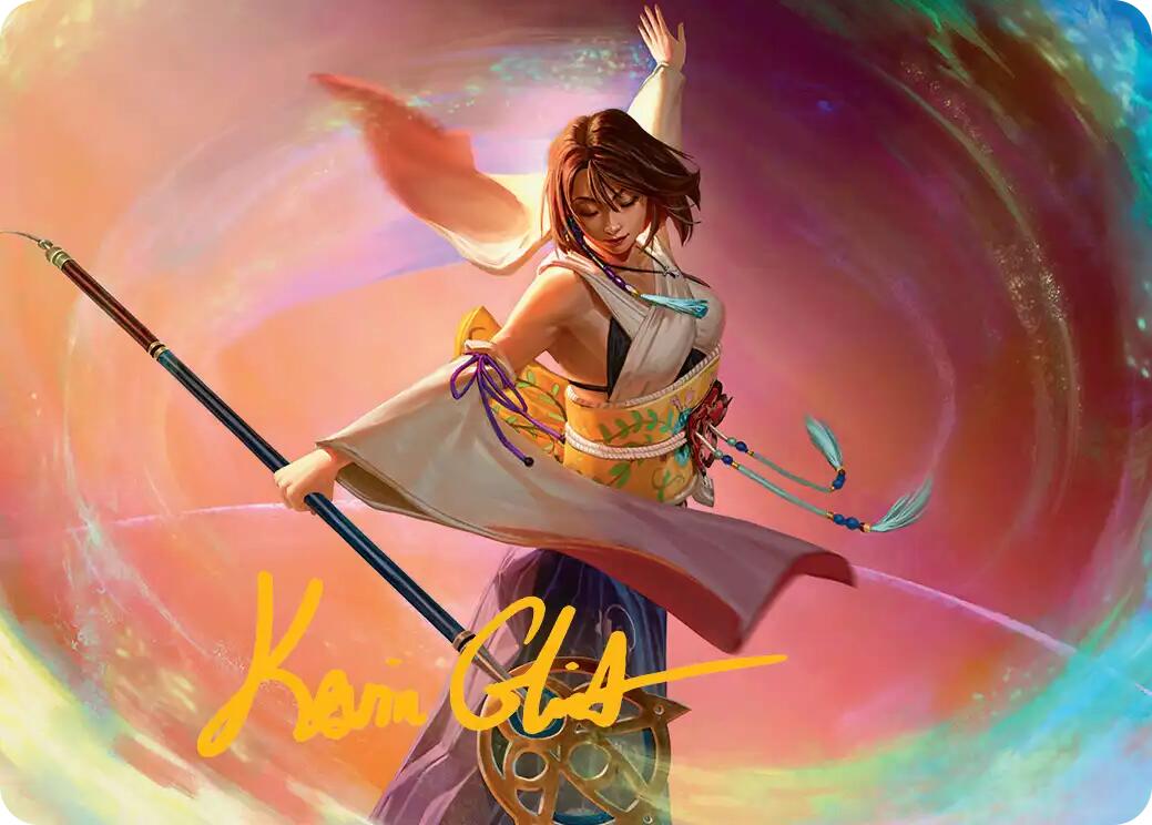 Yuna, Grand Summoner Art Card (Gold-Stamped Signature) [FINAL FANTASY Art Series] | Galactic Gamez