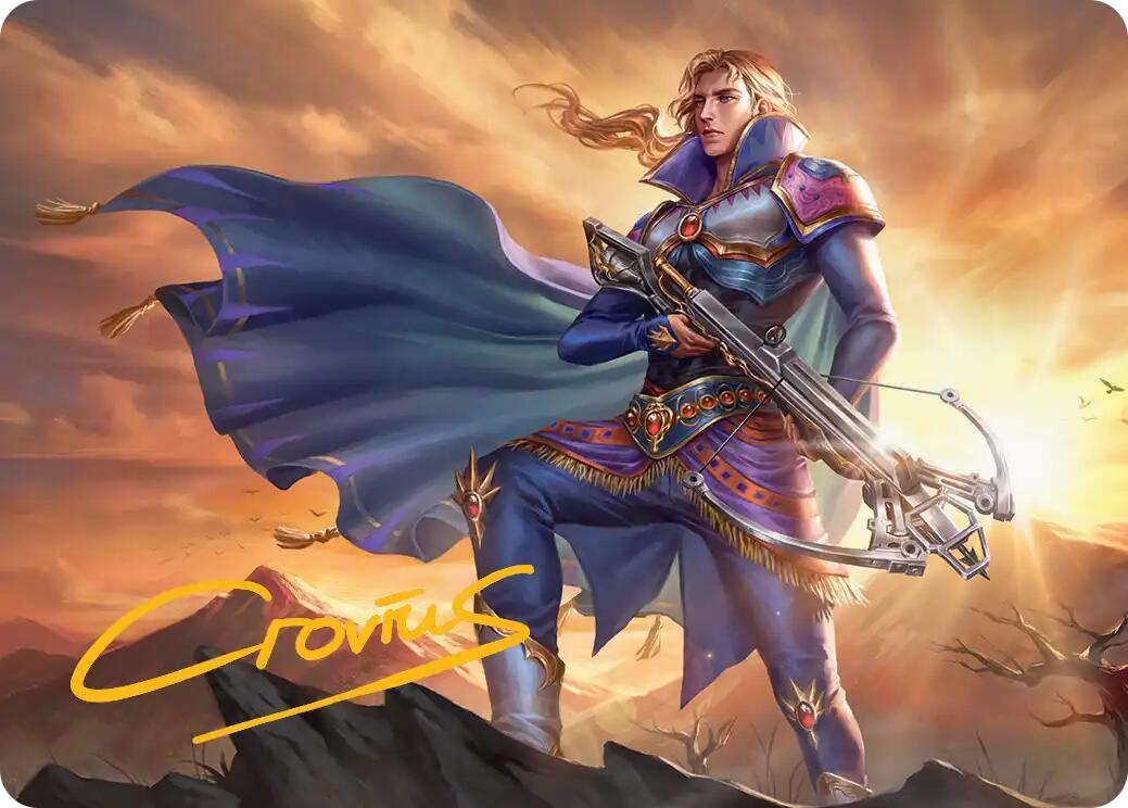 Edgar, Master Machinist Art Card (Gold-Stamped Signature) [FINAL FANTASY Art Series] | Galactic Gamez