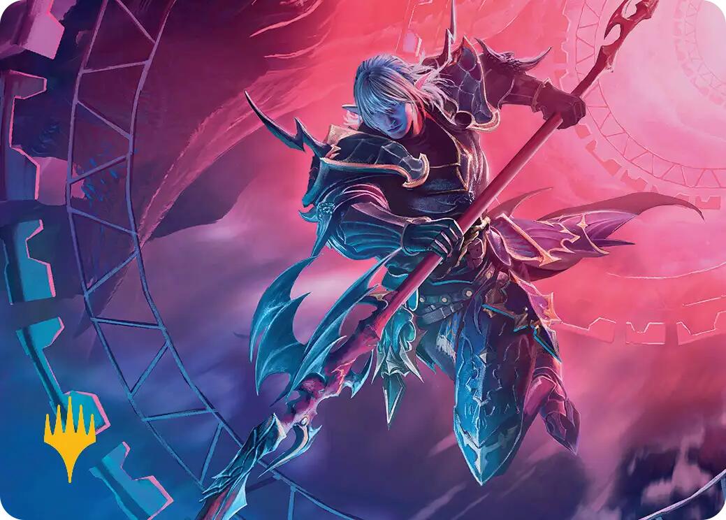 Estinien Varlineau Art Card (Gold-Stamped Planeswalker Symbol) [FINAL FANTASY Art Series] | Galactic Gamez