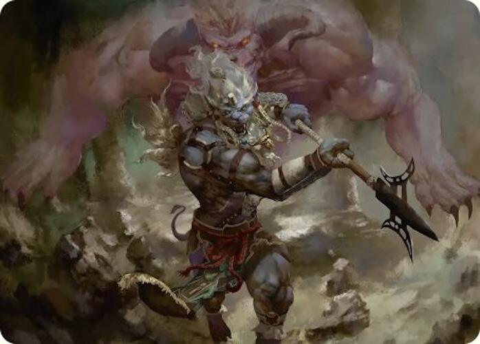 Kimahri, Valiant Guardian Art Card [FINAL FANTASY Art Series] | Galactic Gamez