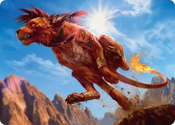 Red XIII, Proud Warrior Art Card [FINAL FANTASY Art Series] | Galactic Gamez