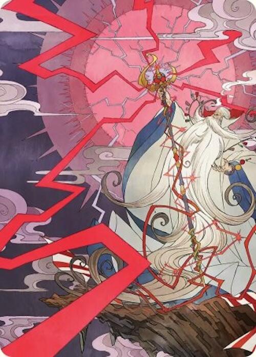 Summon: Esper Ramuh Art Card [FINAL FANTASY Art Series] | Galactic Gamez
