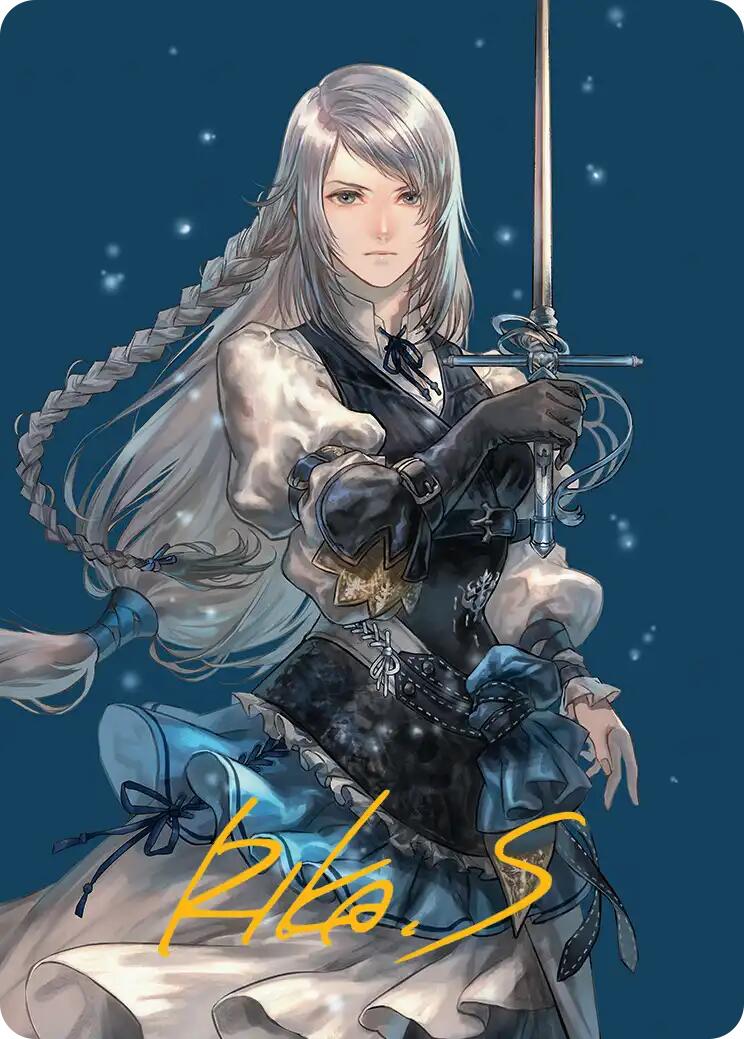 Jill, Shiva's Dominant Art Card (Gold-Stamped Signature) [FINAL FANTASY Art Series] | Galactic Gamez