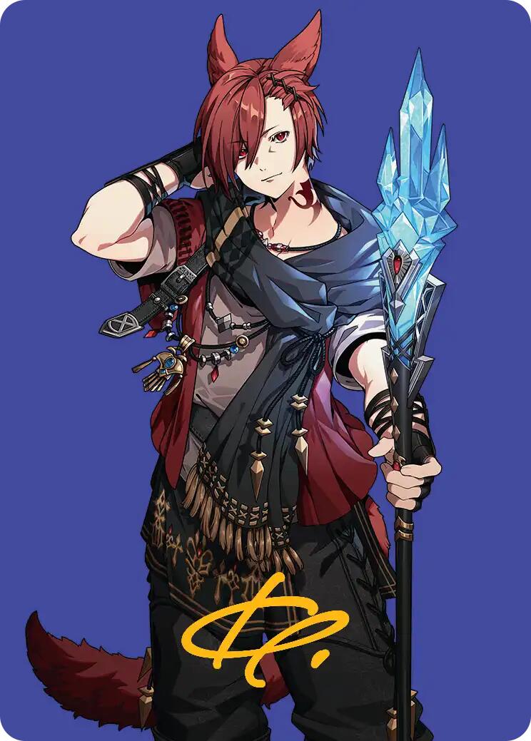 G'raha Tia, Scion Reborn Art Card (51) (Gold-Stamped Signature) [FINAL FANTASY Art Series] | Galactic Gamez