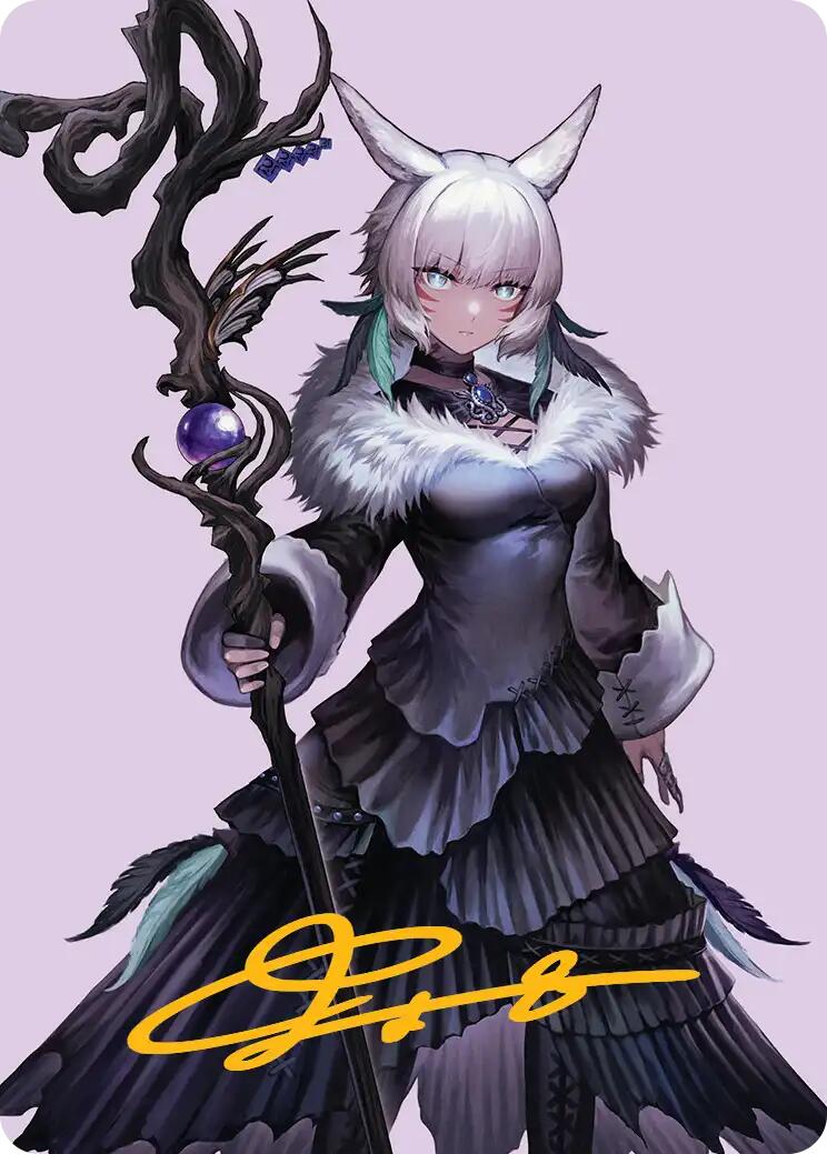 Y'shtola, Night's Blessed Art Card (53) (Gold-Stamped Signature) [FINAL FANTASY Art Series] | Galactic Gamez