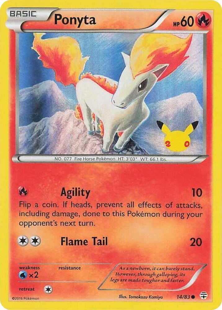 Ponyta (014/083) (UK Exclusive Promo) [Miscellaneous Cards] | Galactic Gamez