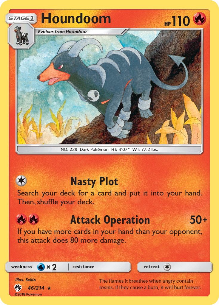 Houndoom (46/214) [Sun & Moon: Lost Thunder] | Galactic Gamez