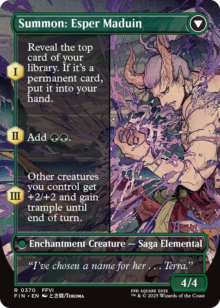 Esper Origins // Summon: Esper Maduin (Borderless) [FINAL FANTASY] | Galactic Gamez