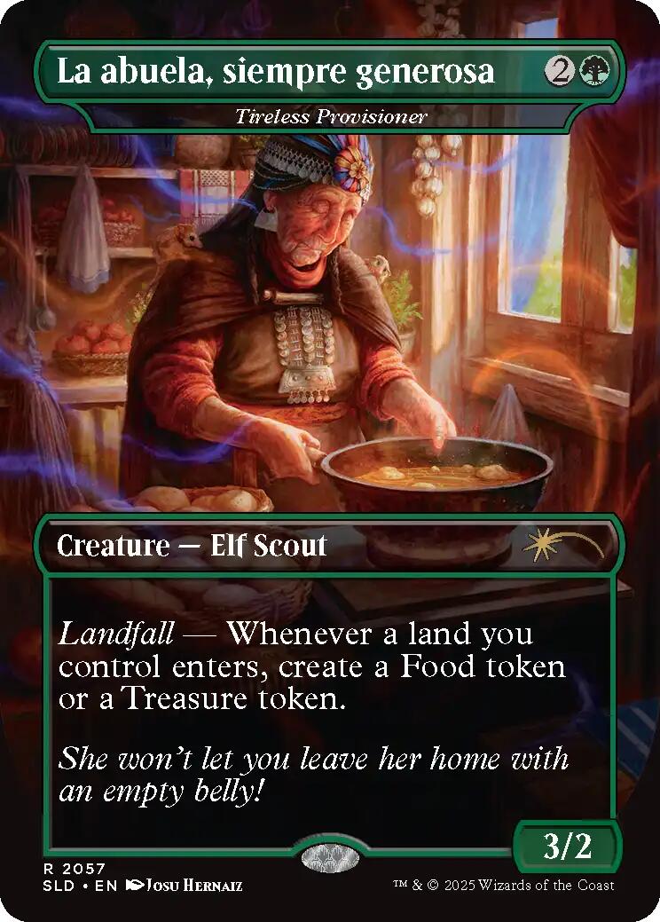 La abuela, siempre generosa - Tireless Provisioner [Secret Lair Drop Series] | Galactic Gamez