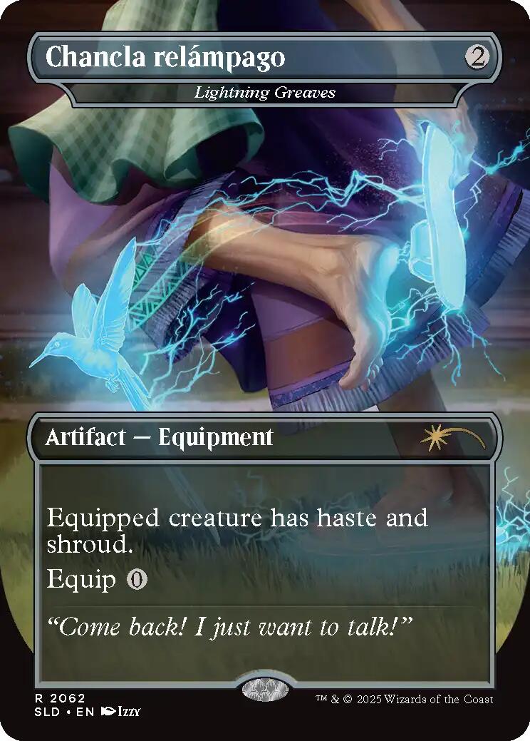 Chancla relampago - Lightning Greaves [Secret Lair Drop Series] | Galactic Gamez
