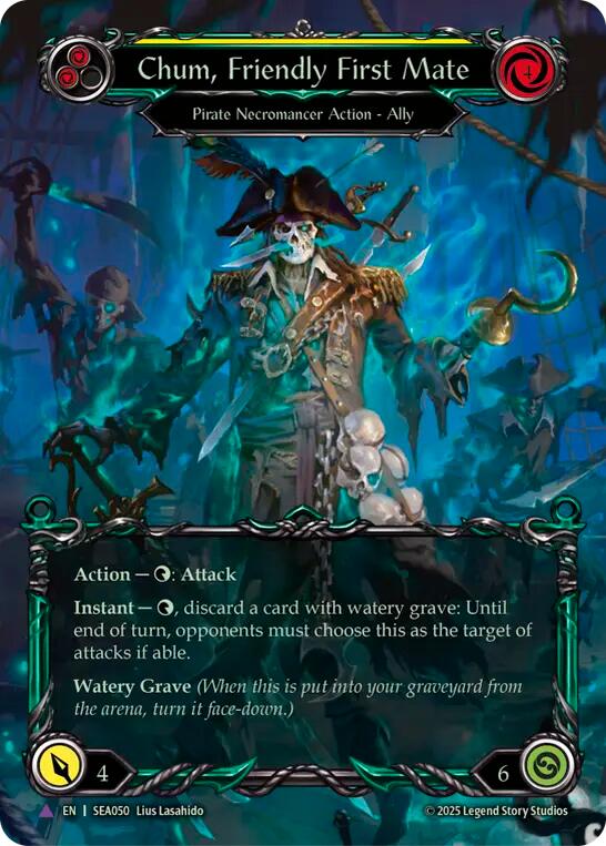 Chum, Friendly First Mate (Marvel Cold Foil) [SEA050] (High Seas)  Cold Foil | Galactic Gamez