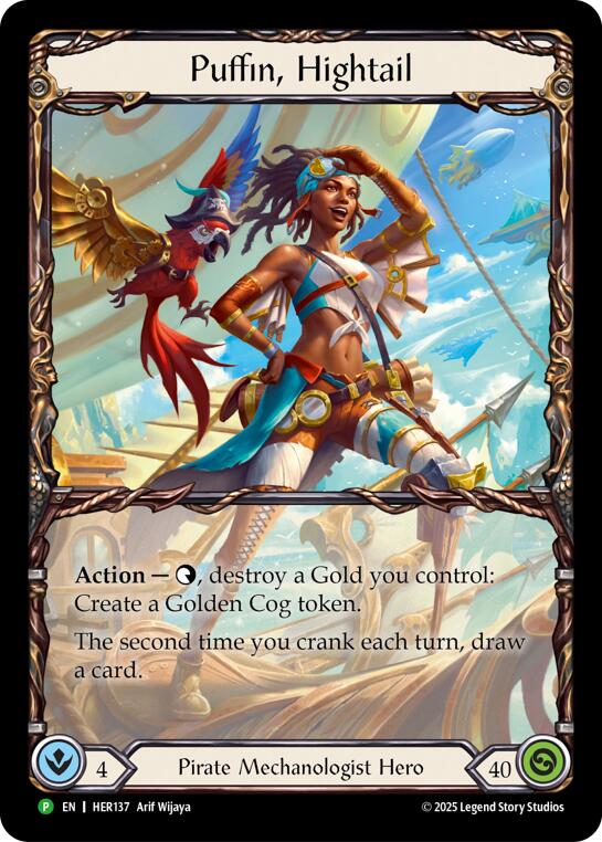 Puffin, Hightail [HER137] (Promo)  Rainbow Foil | Galactic Gamez