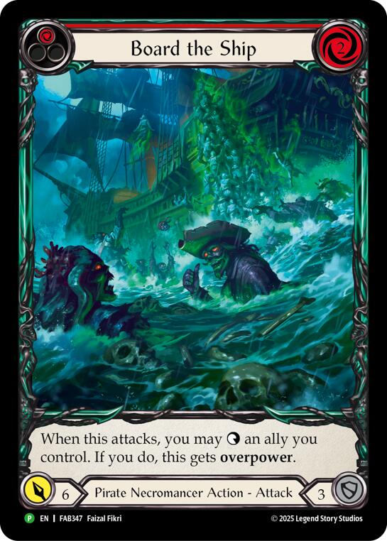 Board the Ship [FAB347] (Promo)  Rainbow Foil | Galactic Gamez
