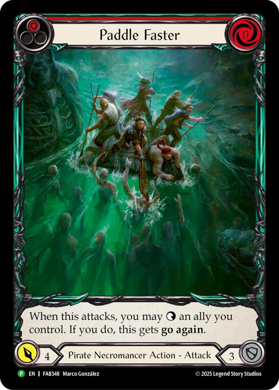 Paddle Faster [FAB348] (Promo)  Rainbow Foil | Galactic Gamez